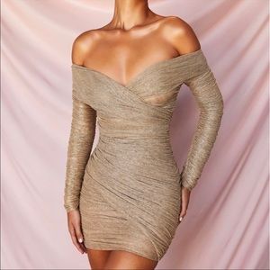 COPY - Gently used House of CB Felicity Dress in Gold New Years Eve Dress